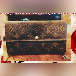 Louis Vuitton
Vintage 1996 Sarah Wallet monogram, snap closure pre-loved